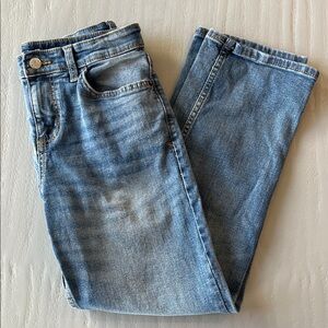 Cat & Jack Youth Boys Straight Stretch Jeans Size 12 Medium Wash Adjustable